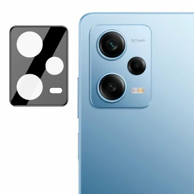 Picture of Xiaomi Redmi Note 12 Pro Lens Shield Latest Generation Curvy Border Glass Membrane HD Tempered Glass Camera Full Lens Protector