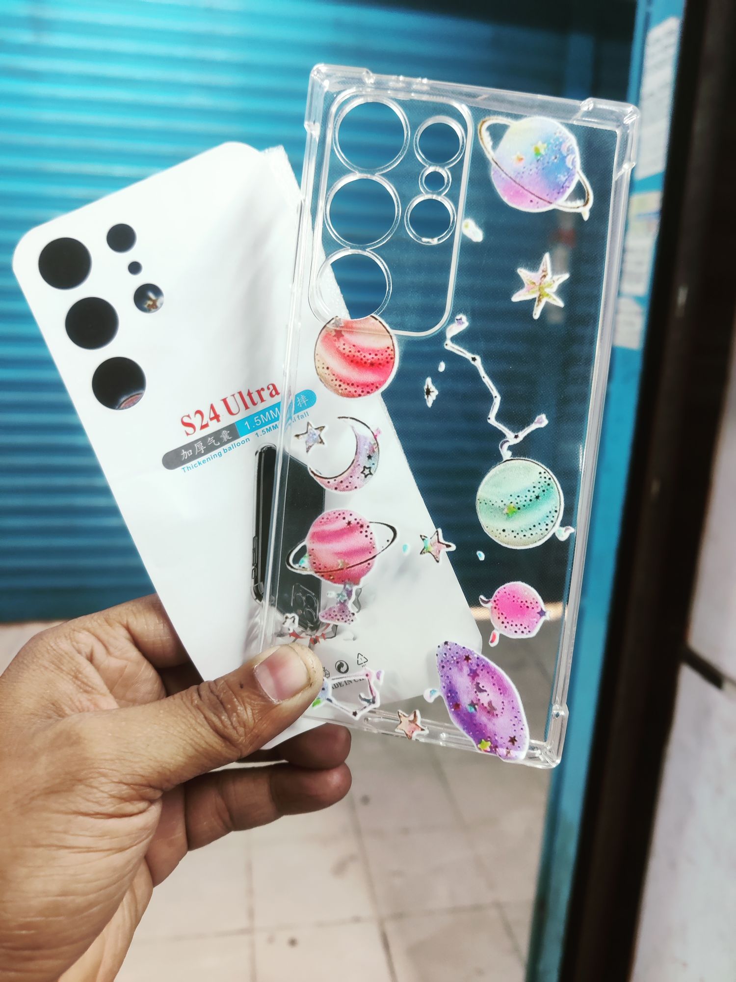 Picture of For S22 Ultra Glitter Star Clear Silicone Case Cover Protective Full Protection Phone Case