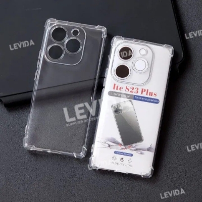 Picture of Itel S23 PlusCase Airbag Clear Case Shockproof Case Itel S23 Plus
