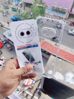 Picture of Nothing Phone 2A Shockproof Airbags Transparent Soft Clear Case Cover Nothing Phone 2A Back Cover Transparent Soft Silicone Back Case