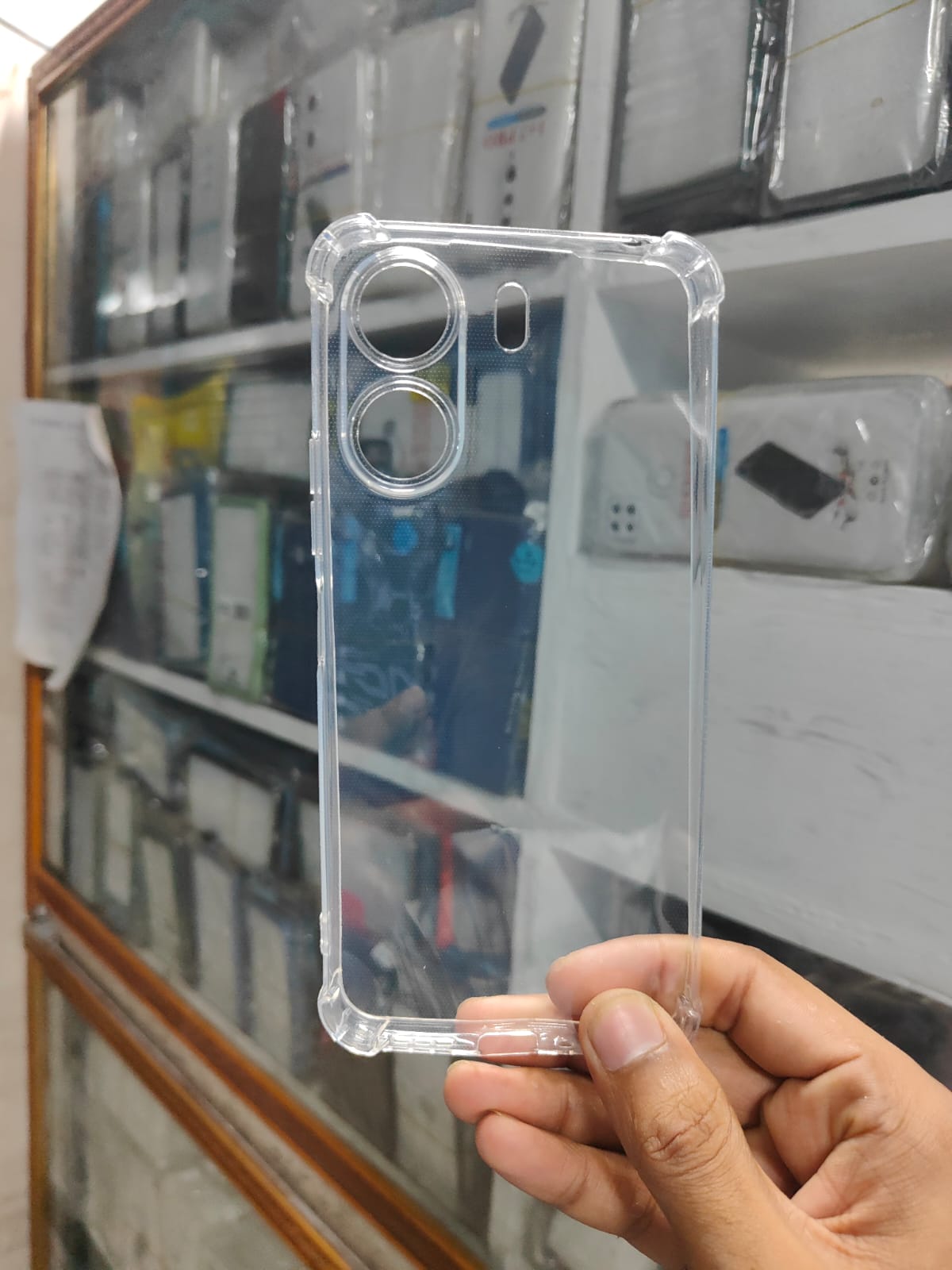 Picture of Xiaomi Redmi 13c(4G)/poco C65 (4G) Soft Transparent Shockproof Tpu Back Case/Cover Water Colour