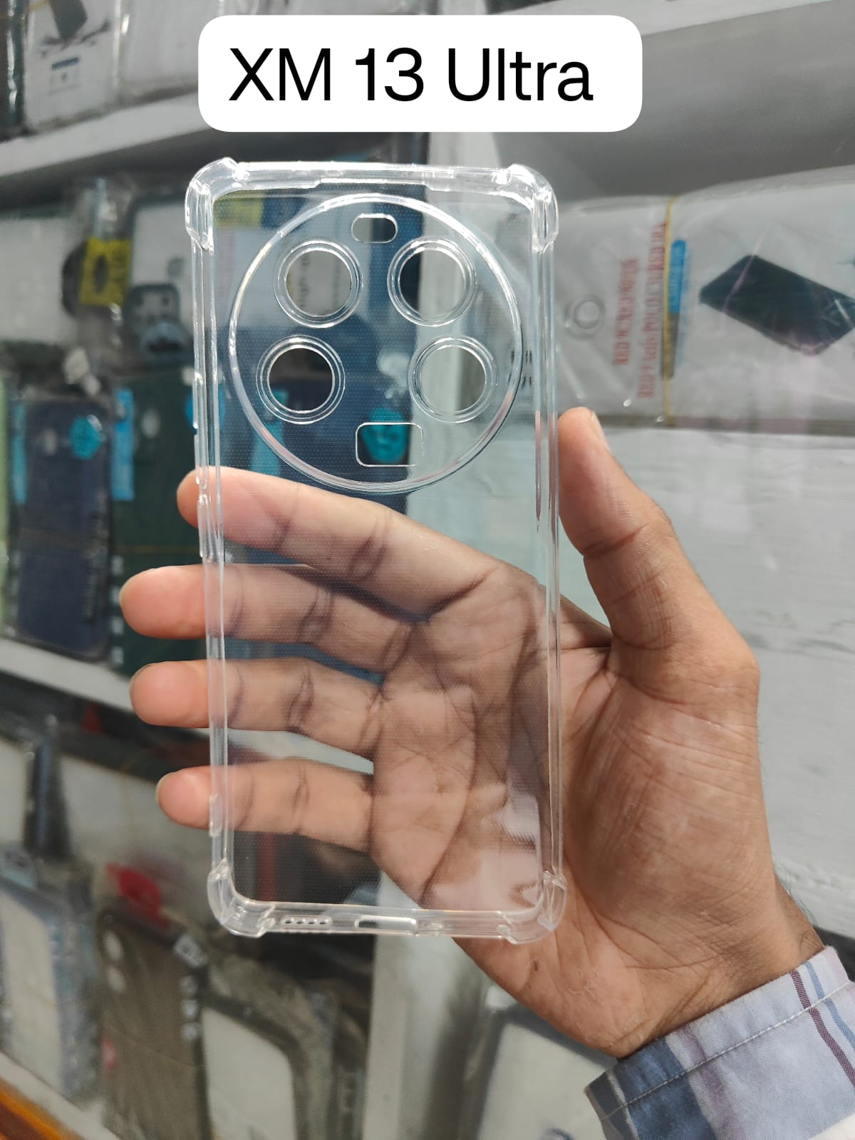 Picture of 13Ultra Phone Case for Xiaomi 13 Ultra Transparent Phone Cover Shockproof TPU Bumper Protective Shell for MI 13ultra