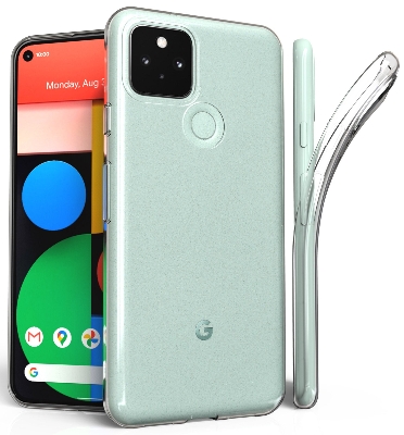 Picture of Google pixel 5xl /pixel 4a 5g Transparent Soft Flexible Clear TPU Back Case Cover