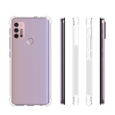 Picture of For Motorola Moto G30 / G10 /G30 Shockproof Non-slip Thickening TPU Phone Case(Transparent)