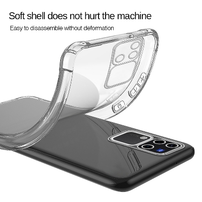 Picture of Vivo V30 Pro 5G Clear Silicone Case For Vivo V30 Camera Protect Cover Vivo V30 V30 Pro Vivo V30 Pro 5G 6.78 inch TPU Soft Case Funda Coque