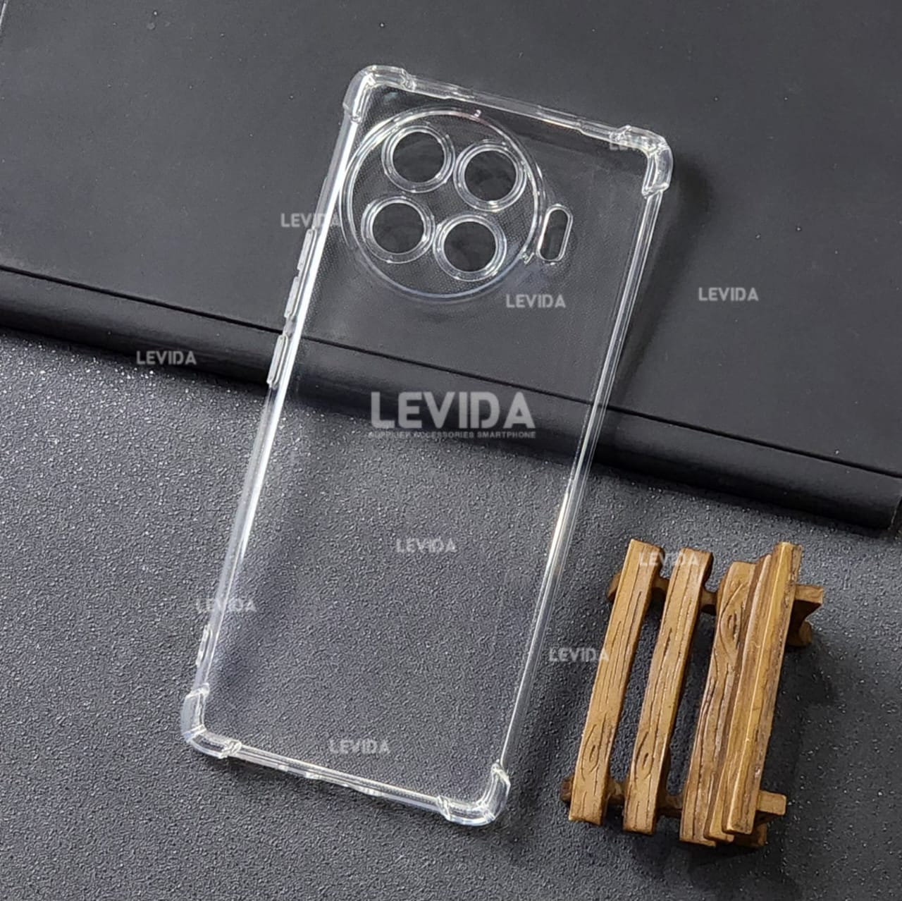 Picture of For Tecno Spark 20 Pro Plus 5G Shockproof TPU Bumper Clear Soft Silicone Acrylic Mobile Phone Case [ Pani Cover ] Back Cover