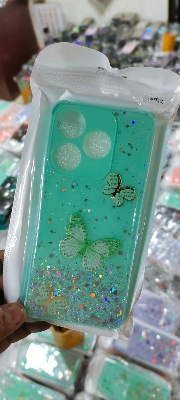 Picture of for tecno spark 10 4g / spark 10c lady butterfly back cover