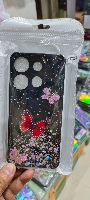 Picture of for tecno spark 10 pro lady butterfly back cover saprk 10 pro back cover