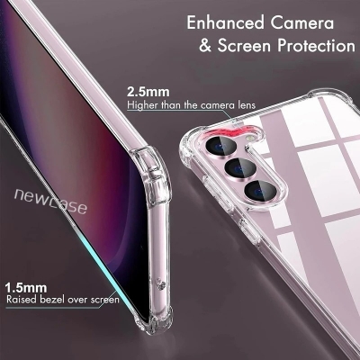 Picture of Silicone Transparent Clear Casing For Vivo Y100 4G 2024 VivoY100 Shell Shockproof TPU Soft Case Simple Fashion Straight Side Airbag Anti Drop Phone Case Back Cover