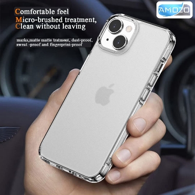 Picture of For iPhone 14 Plus Premium Silicone Case Crystal Clear Soft TPU Ultra-Thin Transparent Flexible Protective Mobile Phone Back Cover