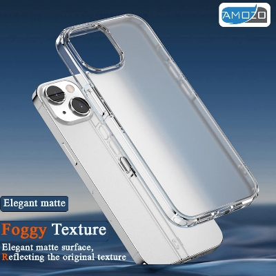 Picture of For iPhone 14 Plus Premium Silicone Case Crystal Clear Soft TPU Ultra-Thin Transparent Flexible Protective Mobile Phone Back Cover
