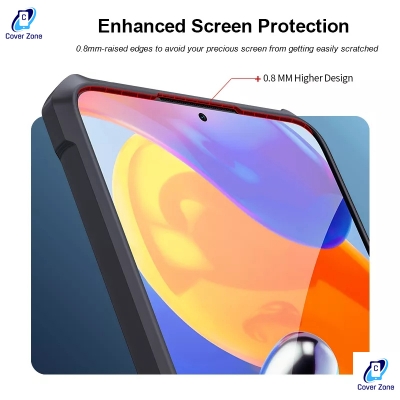 Picture of Vivo Y28 4G Xundd Protective Airbag Bumper Transparent Back Side Clear Phone Case For vivo Y28 Back Cover