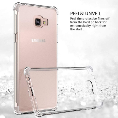 Picture of Silicone Transparent Soft Back Cover For Samsung Galaxy J7 Max, Transparent