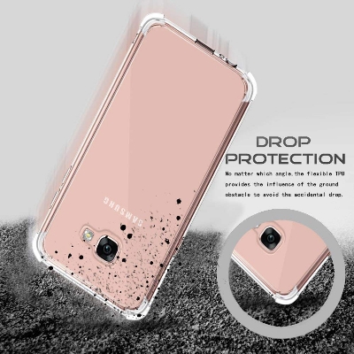Picture of Silicone Transparent Soft Back Cover For Samsung Galaxy J7 Max, Transparent