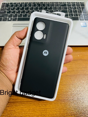 Picture of For Motorola Edge 50 Fusion  Soft Silicone Cases Shockproof Round Edge Camera Bumper Phone Back Cover