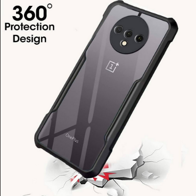 Picture of Oneplus 7T Luxury Shockproof Matte Frosted And Smoky Transparent Super Back Covers Cases মোবাইল ফোন Phone