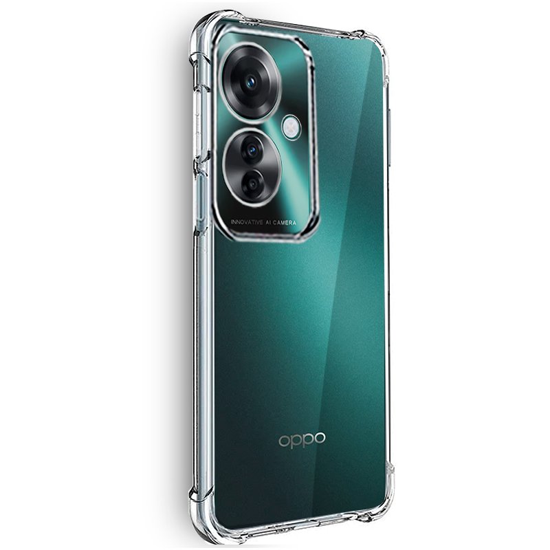 Picture of Oppo Reno 11F 5G /Oppo F25 pro 5G Flexible Clear Transparent Soft TPU Back Case Back Cover (Back Case Cover For Smartphone)
