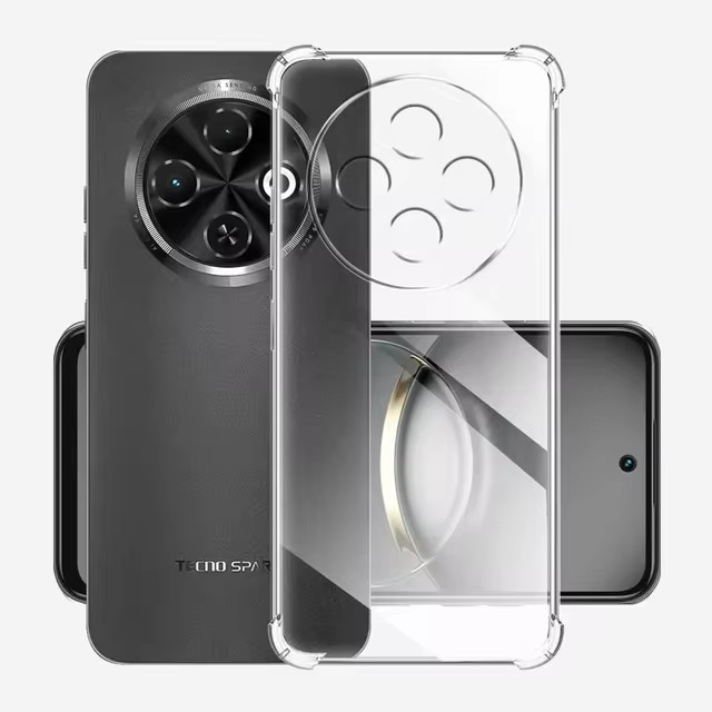 Picture of Xiaomi Redmi 14C 4g Flexible Clear Transparent Soft TPU Back Case Back Cover (Back Case Cover For Smartphone)