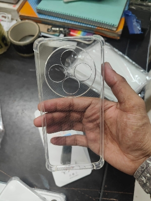 Picture of Tecno Spark 30C Flexible Clear Transparent Soft TPU Back Case Back Cover (Back Case Cover For Smartphone)