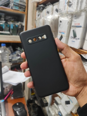Picture of Biruiqu For Samsung Galaxy S10 5G S10 5G Case Liquid Silicone Soft Rubber Shockproof Cover