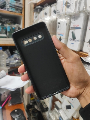 Picture of Biruiqu For Samsung Galaxy S10 5G S10 5G Case Liquid Silicone Soft Rubber Shockproof Cover