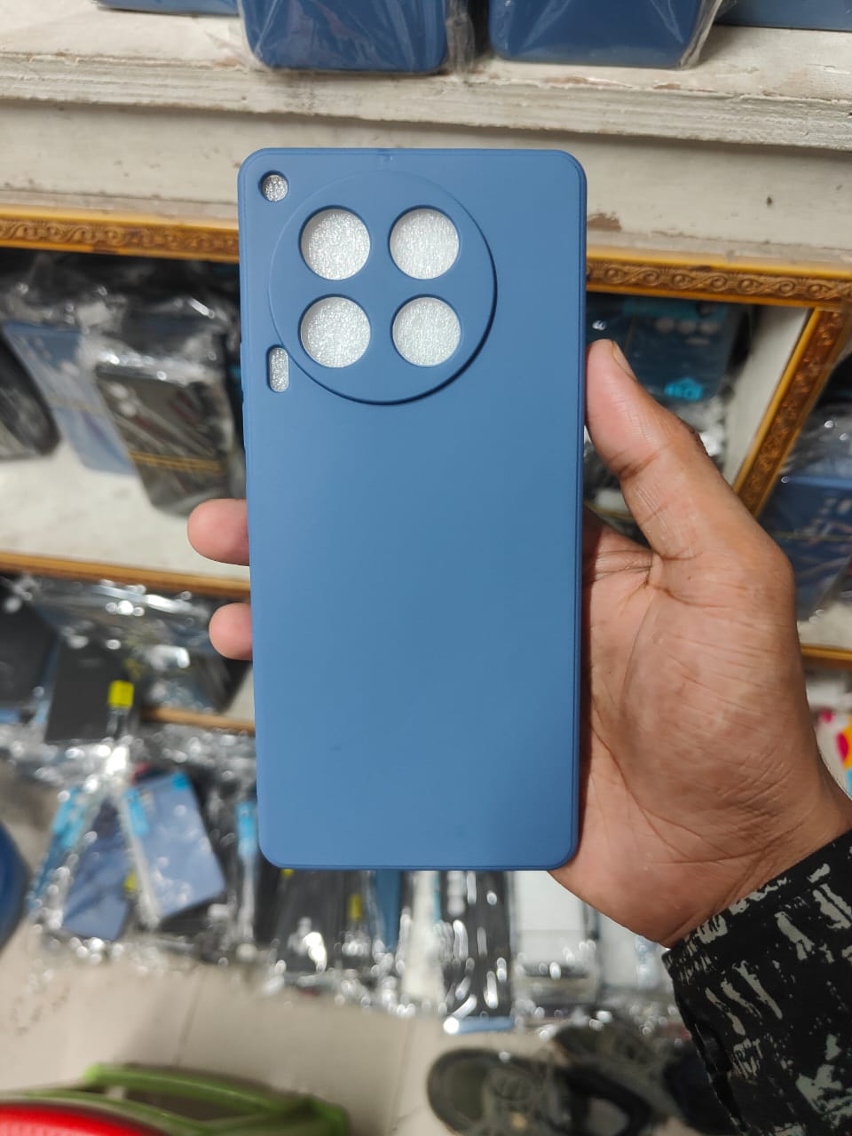 Picture of For Tecno Camon 30 4G / 5G Slim Matte Cover Liquid Silicone Stylish and Protective Back Cover Case for Your Device