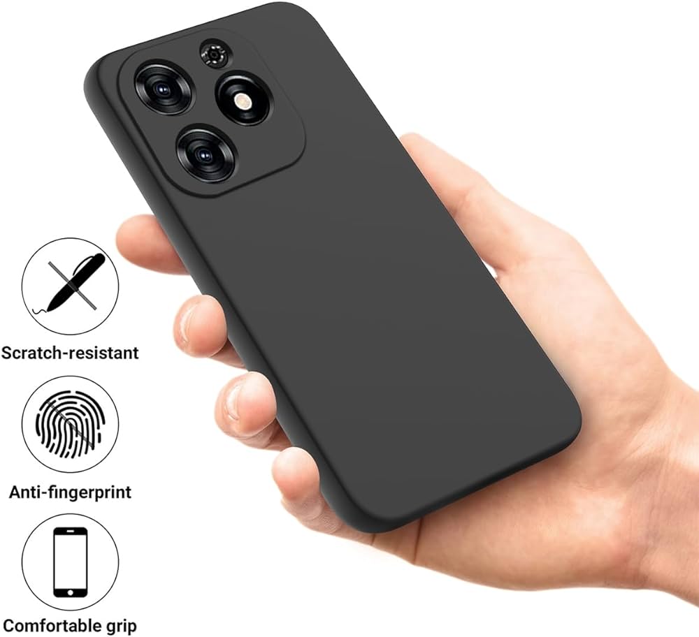 Picture of For Infinix Smart 8 / Spark Go 2024 Slim Matte Cover Liquid Silicone Stylish and Protective Back Cover Case for Your Device