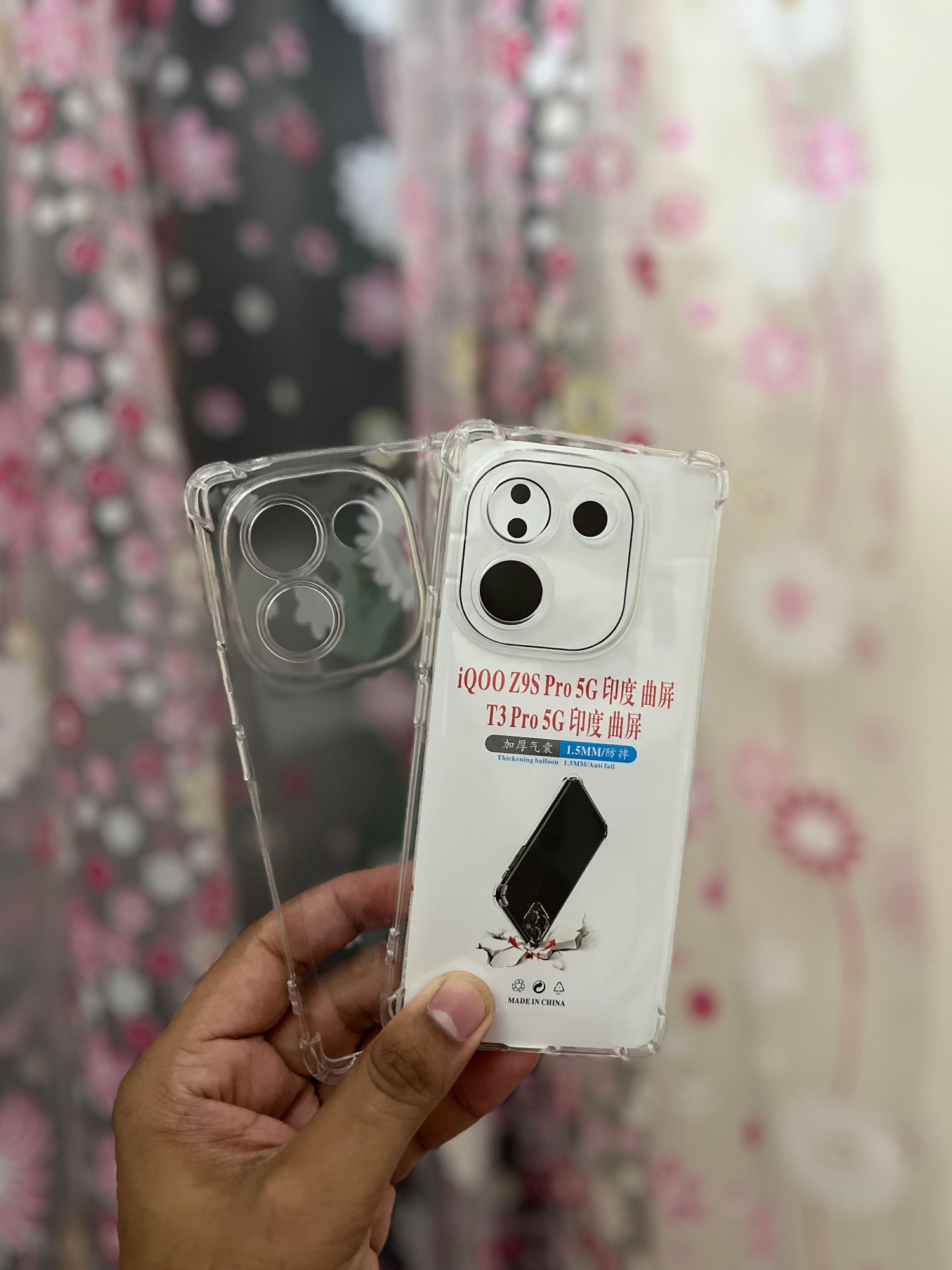 Picture of iQOO Z9s Pro 5G / Vivo T3 Pro 5G Back Cover | Heavy Duty Hybrid Back Cover Tranparent Full Clear Soft Longlasting Usable Back Case iQOO Z9s Pro 5G / Vivo T3 Pro 5G Back Cover | Heavy Duty Hybrid