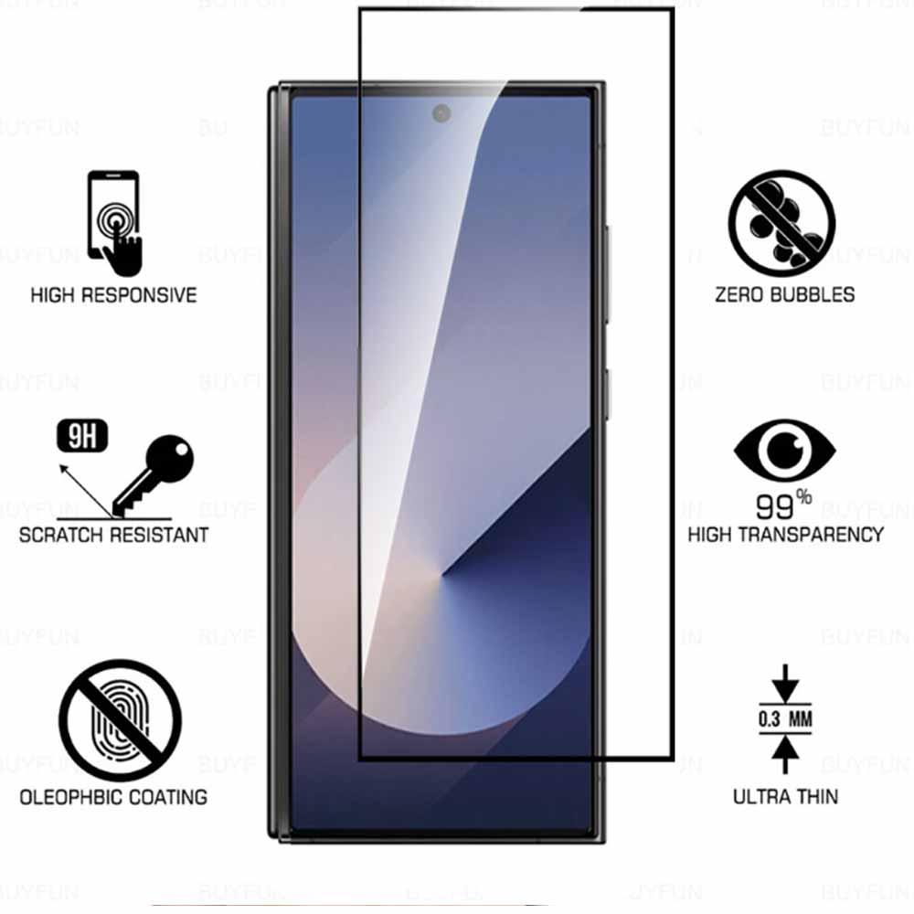 Picture of 2in1 Tempered Glass For Samsung Galaxy Z Fold6 5G Lens Screen Protector Samung ZFold6 Fold 6 ZFold 6 2024 Camera Protective Film