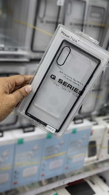 Picture of For Samsung Galaxy Note10 Plus - Luxury Premium Quality Antibacterial Q Series Clear Glass Case Cover
