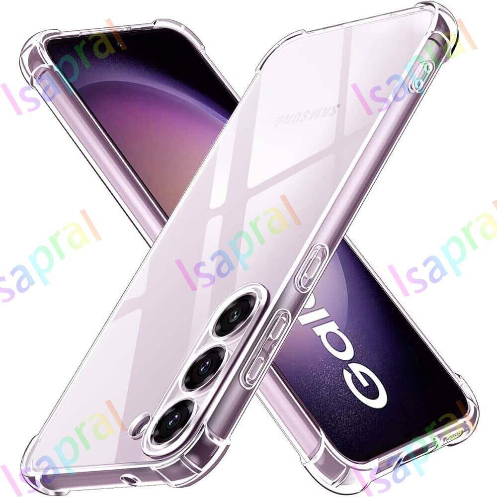 Picture of Samsung Galaxy S25 S24 S23 S22 Ultra Plus S24FE S23FE S24+ S23+ S25Ultra 5G Clear Soft TPU Case Four Corners Shockproof Yellowing-Resistant Ultrathin Transparent Silicone Back Cover