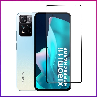 Picture of For Xiaomi 11i Xiaomi 11i HyperCharge 5G Screen Protector Scratch Proof Smooth Superfast Touch Response Full-Glue Durable Glass Protector