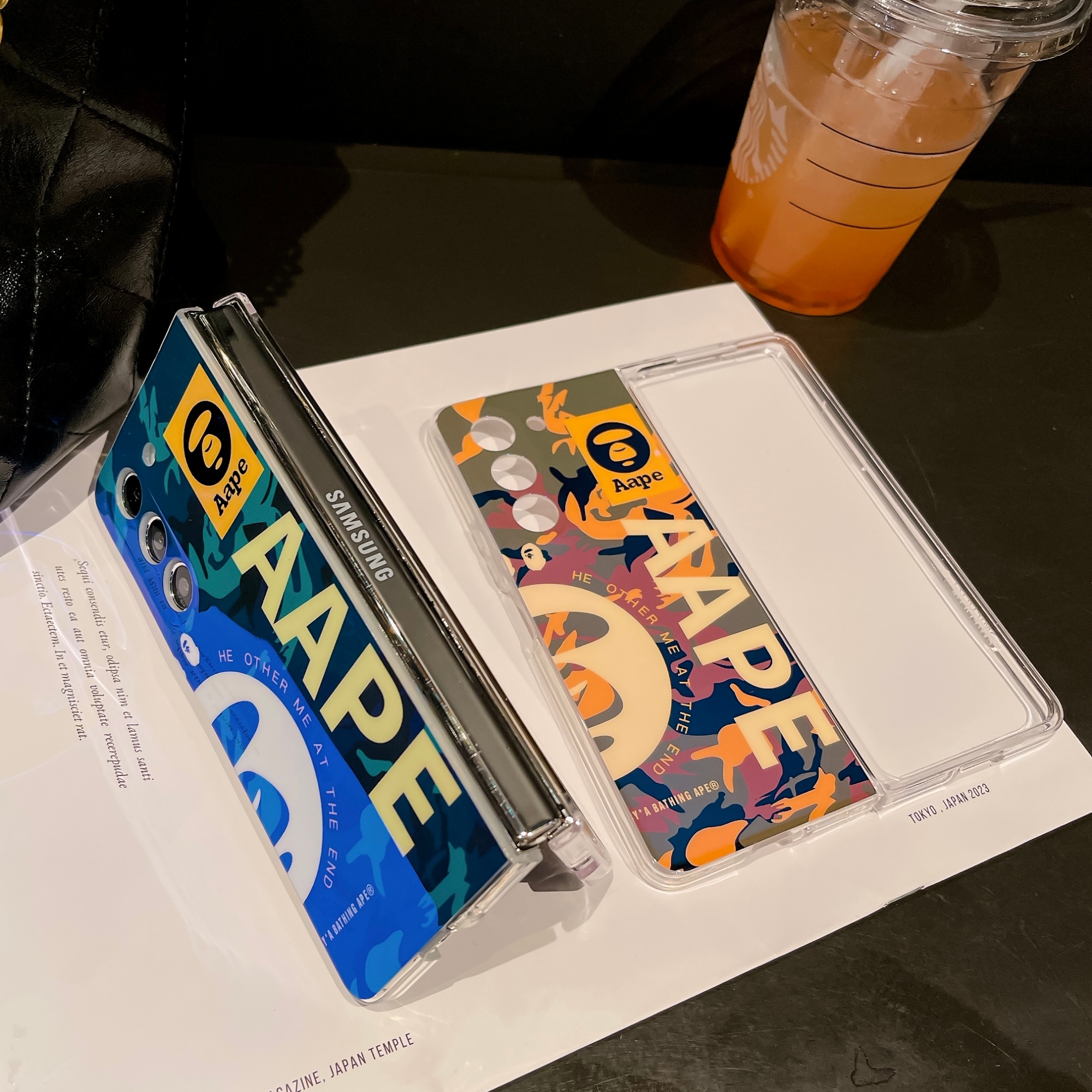 Picture of For Samsung Galaxy Z Fold 6 Fashion Creative Cartoon IMD Blu-ray Folding Phone Case TPU Soft Protection Shell