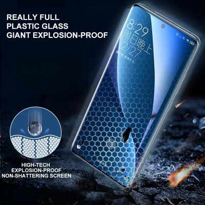 Picture of Xiaomi Mi 12X/xiaomi 12 (A+ GRADE) Premium UV Tempered Glass Screen Protector Curved with Liquid Glue and UV Light -Transparent Clear