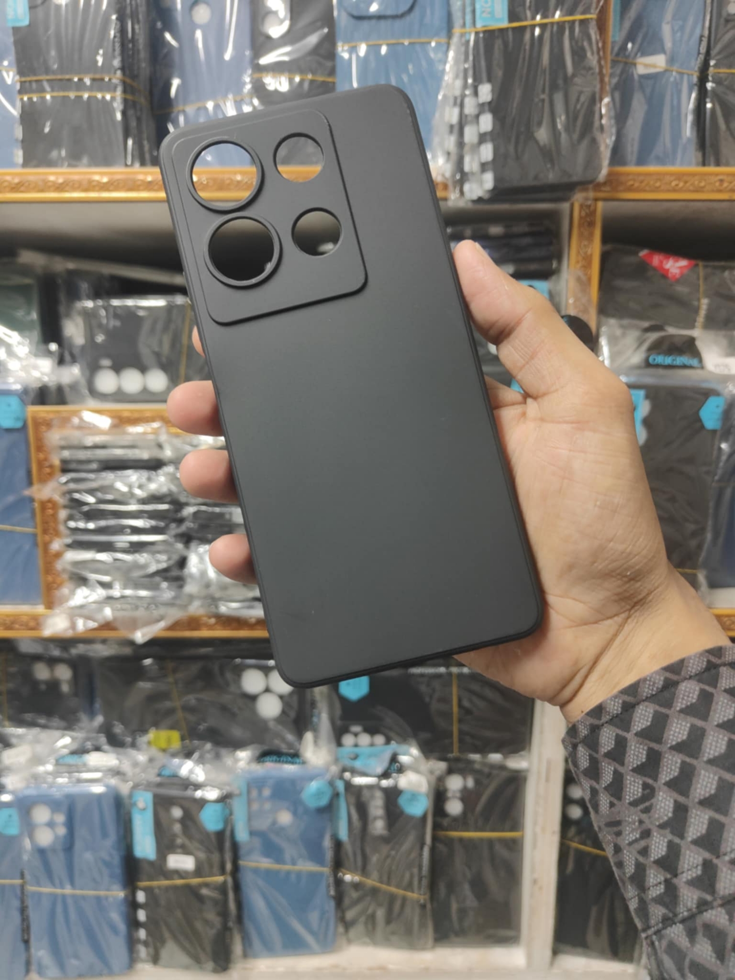 Picture of For Infinix Note 30 Pro Slim Matte Cover Liquid Silicone Stylish and Protective Back Cover Case for Your Device
