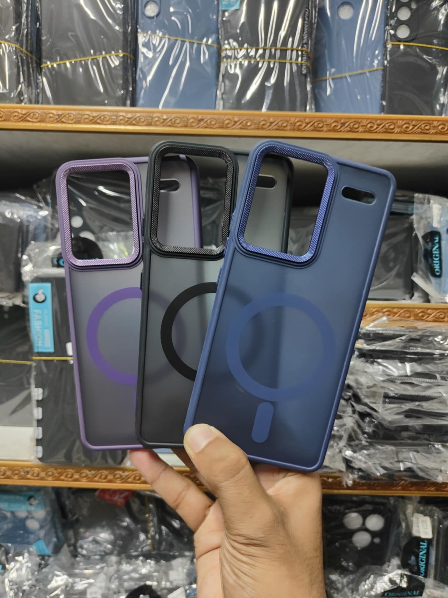 Picture of For Xiaomi Redmi Note 13 Pro+/Xiaomi Redmi Note 13 Pro Plus Magsafe Matte Skin Back Cover