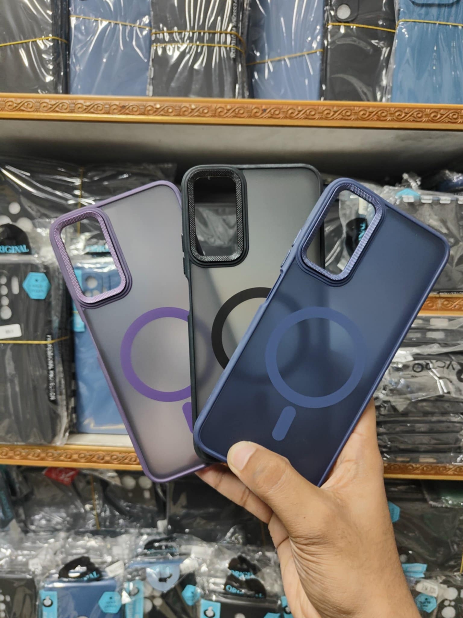 Picture of For oppo A17/Oppo A17K  Magsafe Matte Skin Back Cover