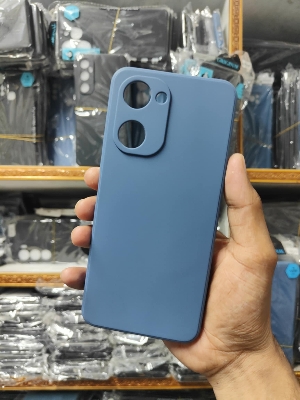 Picture of vivo Y03 / vivo Y18 / vivo Y03t / vivo Y18i / vivo Y18t / vivo Y18e Heavy Strong Liquid Silicone Soft Gel Rubber Shockproof Cover Case Back Cover