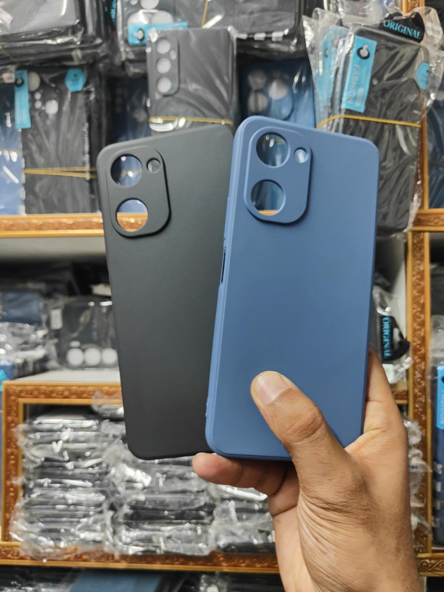 Picture of vivo Y03 / vivo Y18 / vivo Y03t / vivo Y18i / vivo Y18t / vivo Y18e Heavy Strong Liquid Silicone Soft Gel Rubber Shockproof Cover Case Back Cover