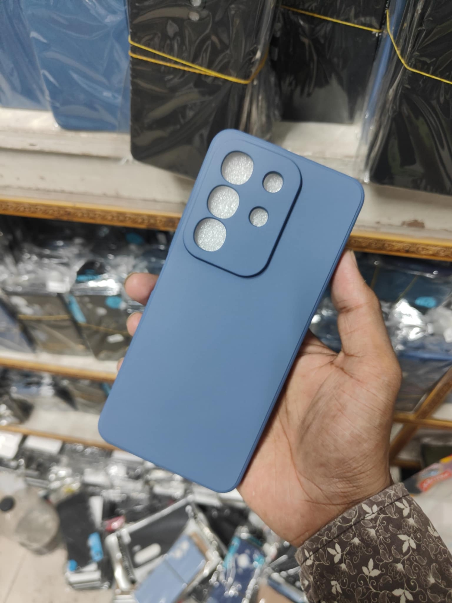 Picture of Vivo Y29 Liquid Silicone Case Silky Soft-Touch Finish Back Protective Cover for Vivo Y29