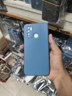 Picture of For Vivo Y30 / Vivo Y50 Liquid Silicone Cover Soft Phone Protective Bumper For Vivo Y50 / Vivo Y30 Back Cover