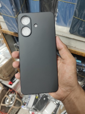 Picture of Realme Note 60/NARZO N61  Heavy Strong Liquid Silicone Soft Gel Rubber Shockproof Cover Case Back Cover