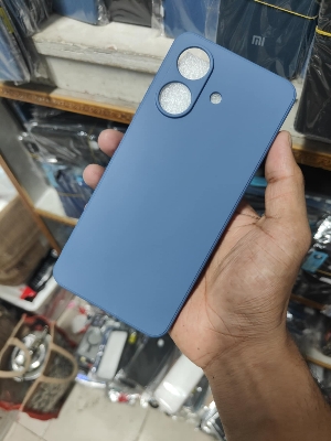 Picture of Realme Note 60/NARZO N61  Heavy Strong Liquid Silicone Soft Gel Rubber Shockproof Cover Case Back Cover