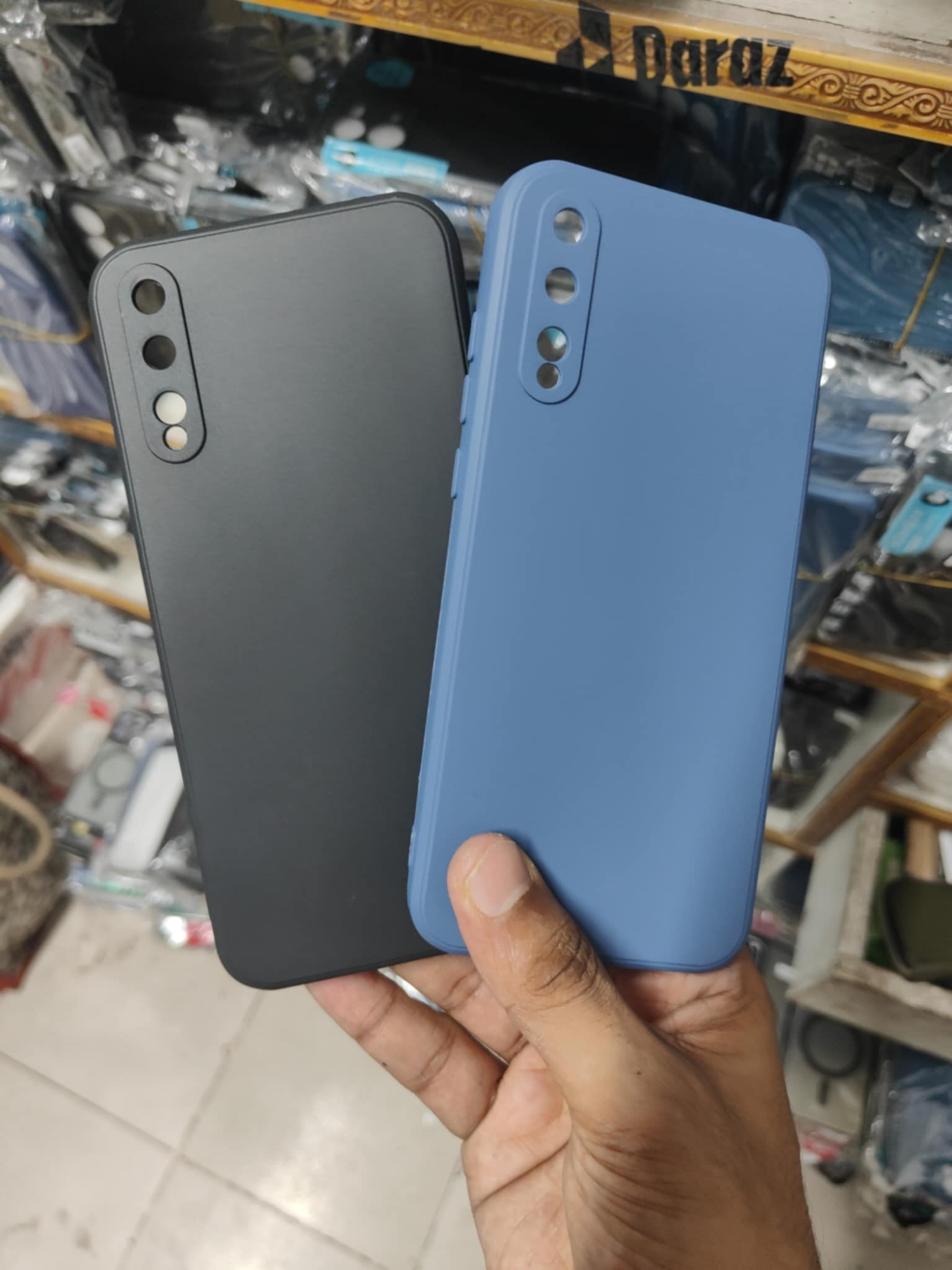 Picture of Silicone Case For Huawei Y8p / Huawei P Smart S - Soft Flexible Rubber Material Premium Shockproof Camera Bumper Protective Stylish Silicon Back Cover