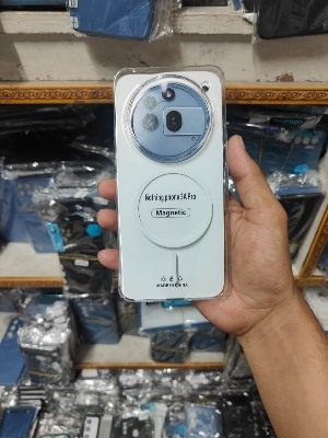 Picture of Nothing Phone (3a) Pro Berlia Transparent Magnatic Magsafe Anti Yellow Clear Protective Phone Case Back Cover Nothing Phone 3A Pro