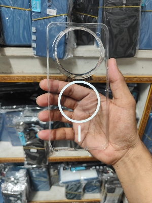Picture of Nothing Phone (3a) Pro Berlia Transparent Magnatic Magsafe Anti Yellow Clear Protective Phone Case Back Cover Nothing Phone 3A Pro