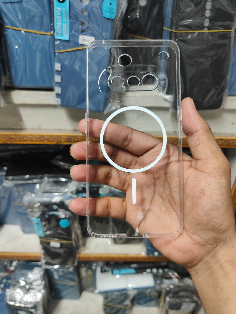 Picture of Anti Yellow Unique Case For Nothing Phone (3a) Clear Hard Transparent Magsafe Phone Back Cover Nothing Phone 3A