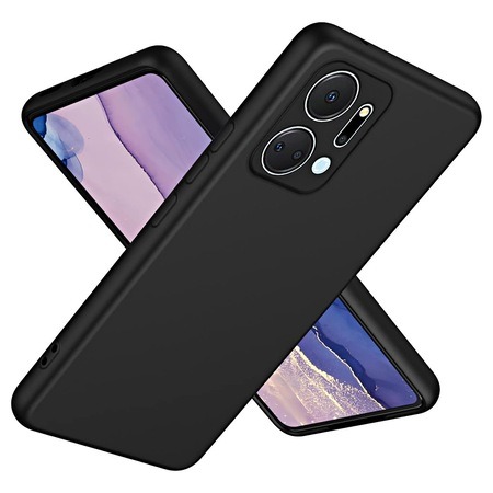 Picture of For Honor X7A 5G Heavy Strong Liquid Silicone Soft Gel Rubber Shockproof Back Cover - Camera - Phone Back Cover