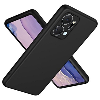 Picture of For Honor X7A 5G Heavy Strong Liquid Silicone Soft Gel Rubber Shockproof Back Cover - Camera - Phone Back Cover