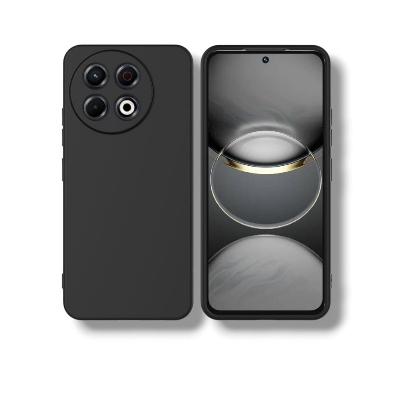 Picture of Tecno Spark 30 Pro Back Cover Soft Matt Official Clothe Inside Liquid Silicon Case Camera Protection Phone Case for Tecno Spark 30 Pro